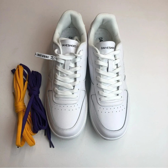 DAVESHOES Mamba 24 White Mens Sneaker - Picture 8 of 14